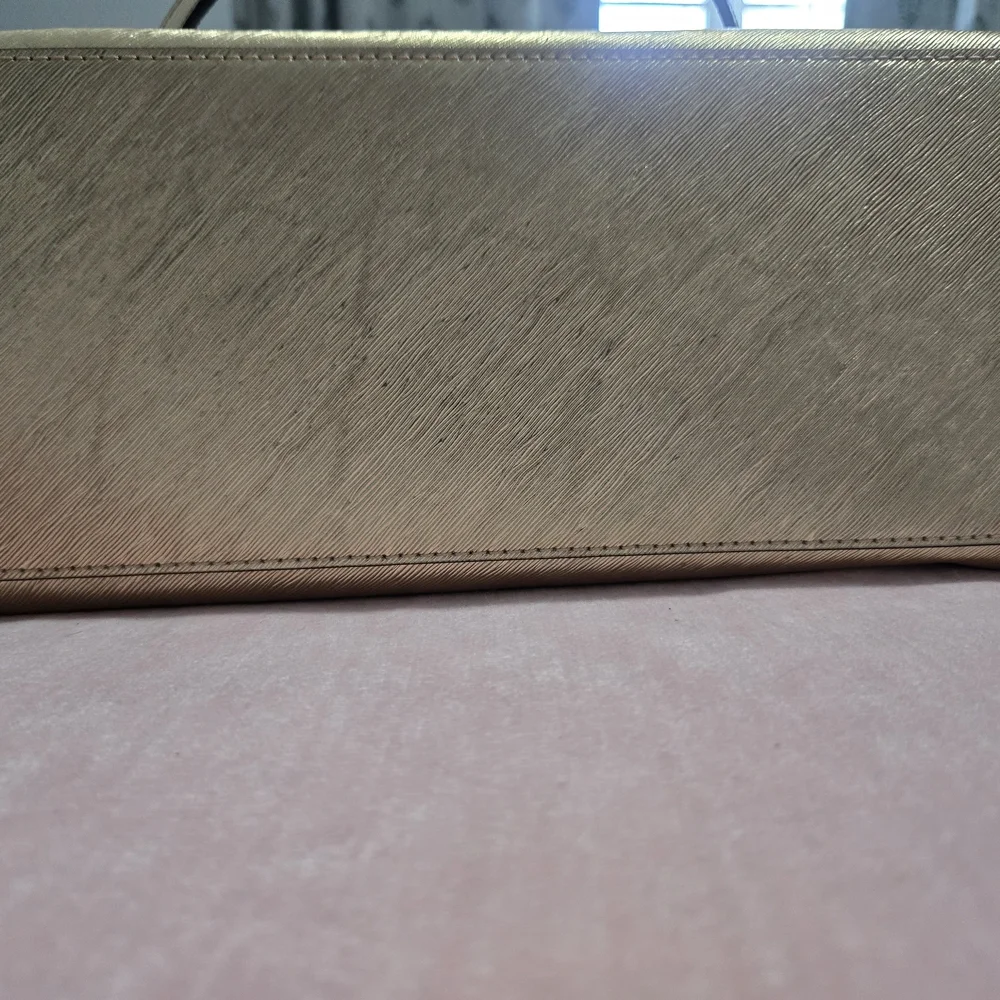 Michael Kors Gold Leather Bag
